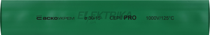 Термоусаджувальна трубка 30,0/15,0 шт. (1м) зелена серії PRO(A0150040584)