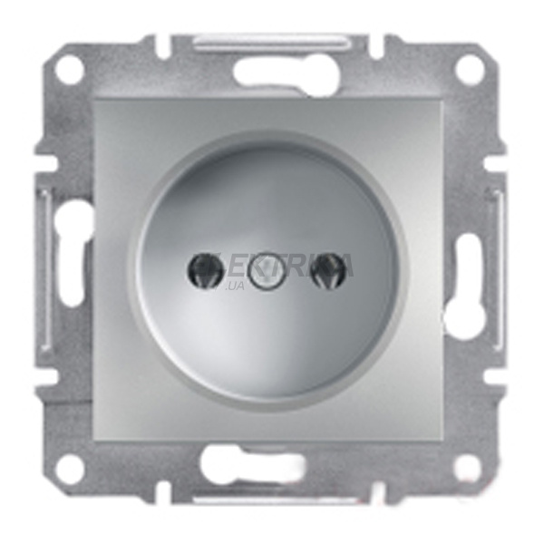 Розетка Schneider Electric Asfora без заземлення алюмінію (EPH3000161)