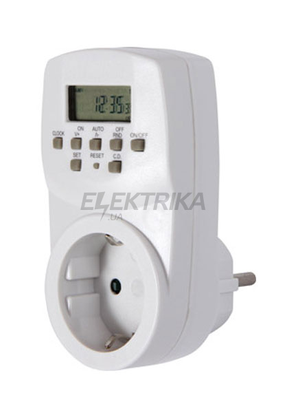 Електронний розетковий таймер e.control.t13