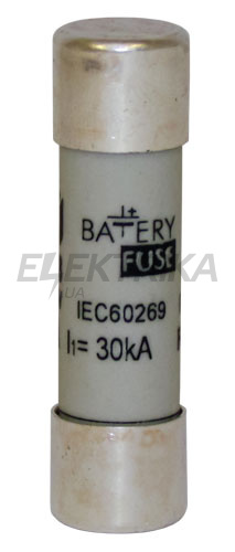 Плавка вставка запобіжник ETI CH10x38 bat 6A/550V DC 002626006