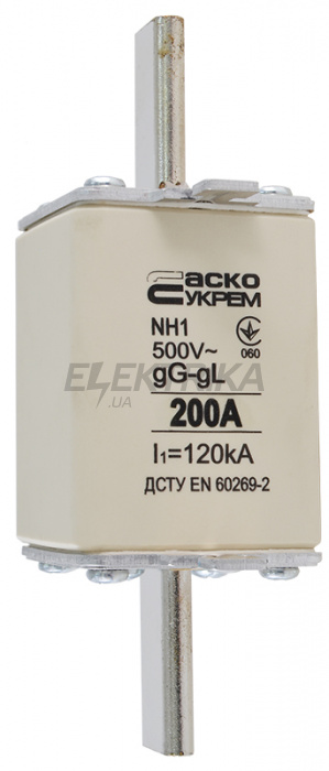 Запобіжник ножовий плавкий АСКО-УКРЕМ NH1 200A gG (A0050010031)
