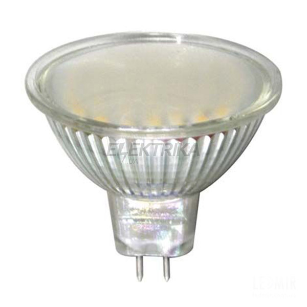 Світлодіодна лампа LB-24 MR16 G5.3 230V 3W 44LEDS 240Lm 4000K матова