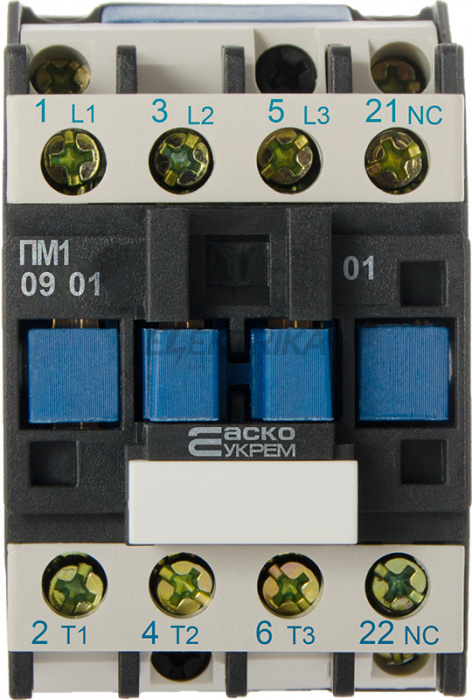 Пускач АСКО-УКРЕМ ПМ 1-09-01 M7 220B (LC1-D0901) (A0040010042)