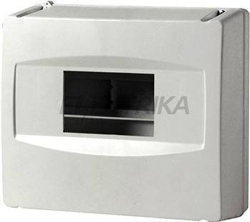 Корпус пластиковий 4-модульний E.NEXT e.plbox.stand.04, без дверей (CSU1034)