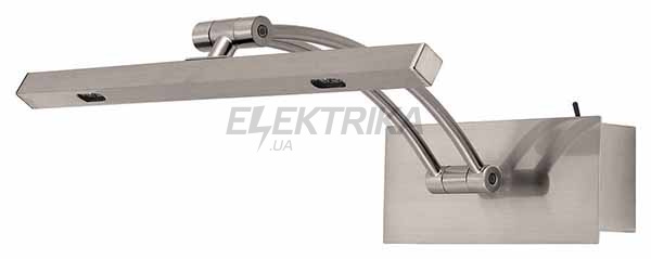 Бра 2х7,5Вт LED, нікель, 91648