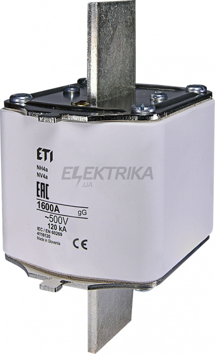 Плавка вставка запобіжник ETI NH4a gG 800A/690V 004176107