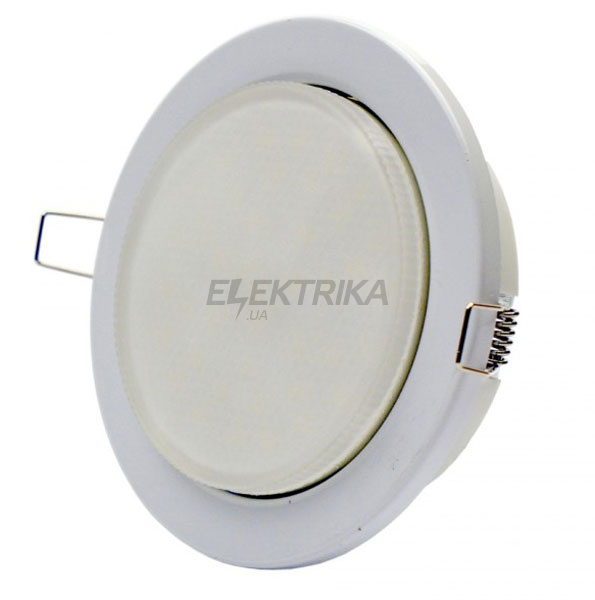 Світильник світлодіодний LED GX53 8W 4500K WH, білий