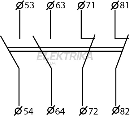 Додаткові контакти для ПМ-0 АСКО-УКРЕМ ДК(ПМ0)-22 (A0040050056)