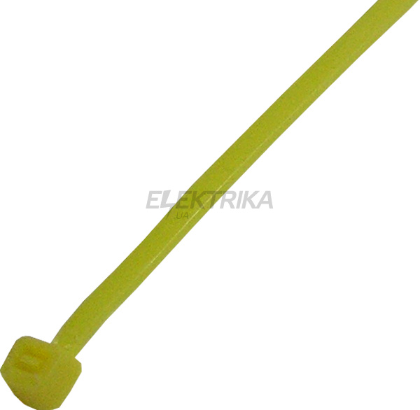 Кабельна стяжка e.ct.stand.300.5.yellow (100шт), жовта