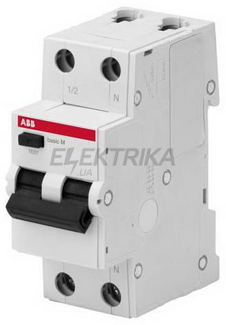 Диференційний автомат ABB basic M BMR415 C10 30mA  (2CSR645041R1104)
