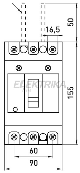 Автоматичний вимикач силовий E.NEXT e.industrial.ukm.100S.63, 3р, 63А (i0010022)