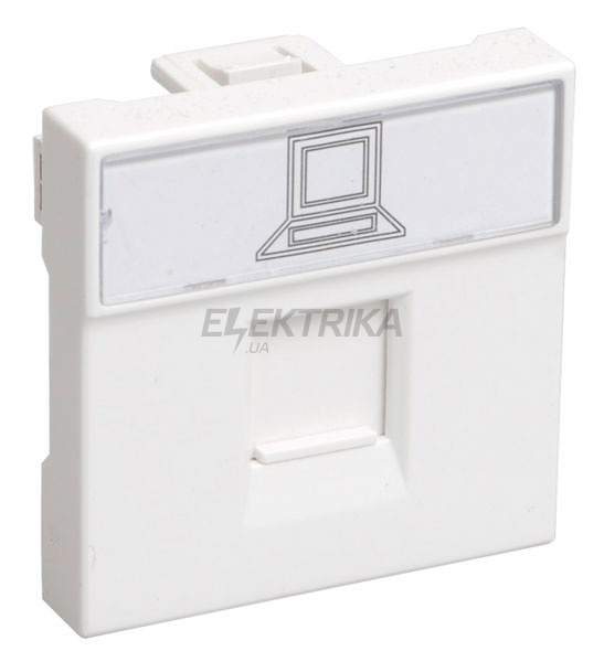 Розетка інформаційна RJ-45 UTP кат.5e, 2 модулі. РКІ-20-00-П