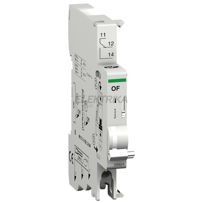 Контакт ОЗ Schneider Electric Контакт стану OF для C60/C120 26924