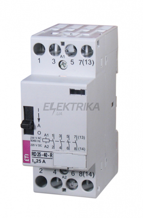 Модульний контактор ETI RD 25-40-R-24V AC/DC 002464055