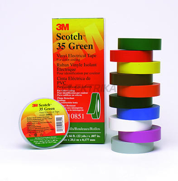 Ізолента Scotch® 35 жовта 19мм х 20м х 0,18мм