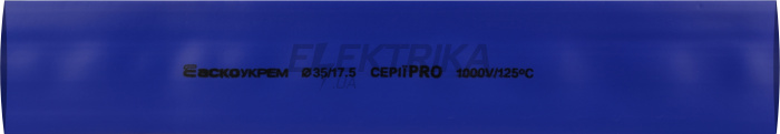Термоусаджувальна трубка 35,0/17,5 шт. (1м) синя серії PRO(A0150040592)