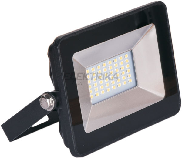 Прожектор LFL 20Вт 6400K 1700 Lm SMD IP65 чорний
