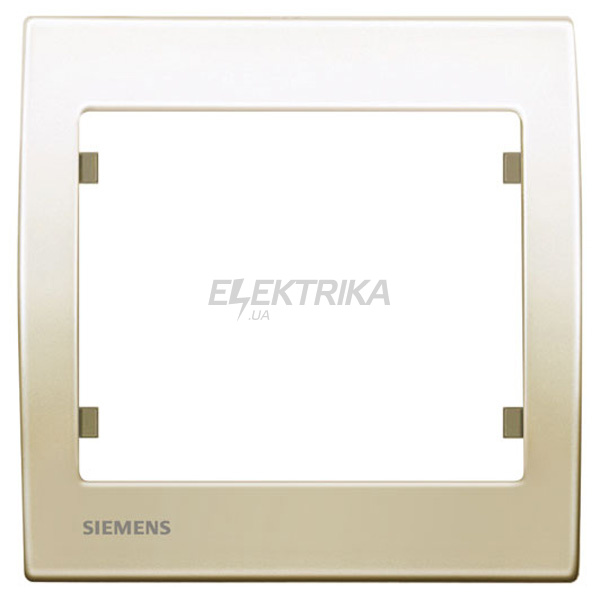 Рамка 1 пост Siemens Iris слонова кістка (S18001 A)