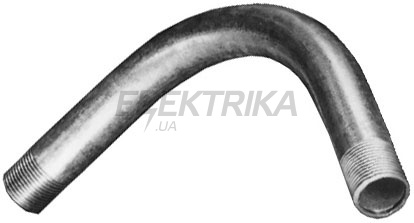 Кутовий металевий з'єднувач e.industrial.pipe.thread.angle.3/4", 90 град. з різьбленням