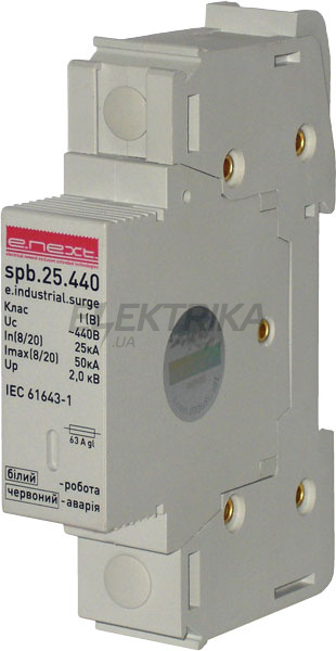 фотоГрозовий розрядник e.industrial.surge.spb.25.440, клас В