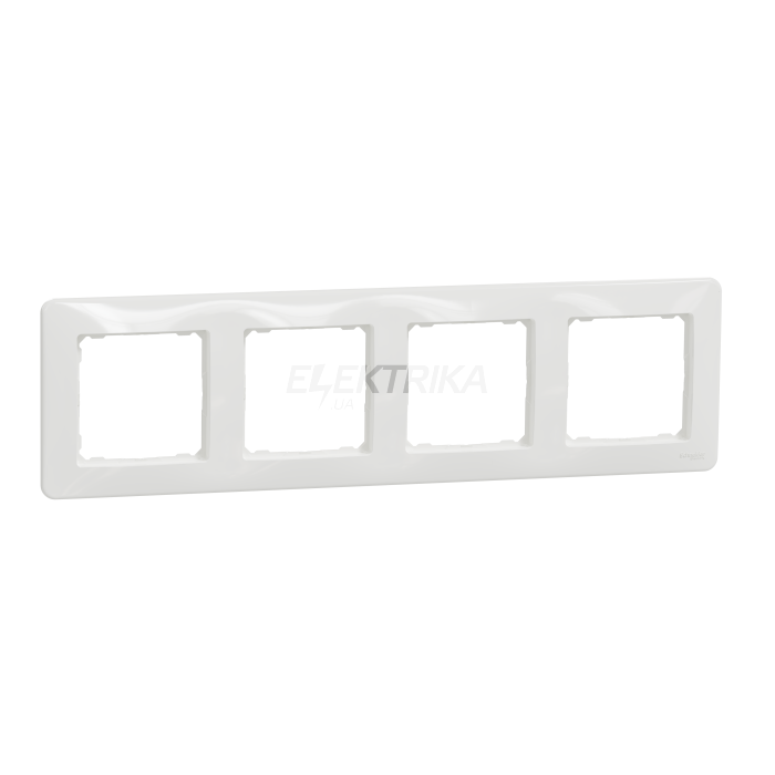 Рамка 4-постова Білий Sedna Design Schneider Electric SDD311804
