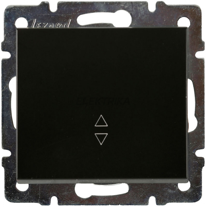 Вимикач прохідний Lezard Rain антрацит (703-4288-105)