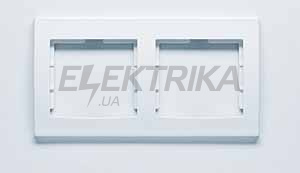 Рамка 2-місна Anya, горизонтальна, біла, Schneider Electric