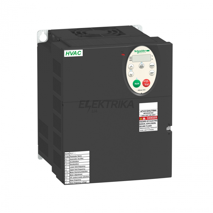 Привід із регульованою частотою обертання Schneider Electric Перетворювач частоти ATV212 11кВт ATV212HD11N4