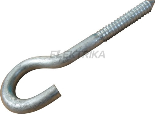 Гак для дерев'яних опор e.wood.hook.pro.16.170, 170х16 мм