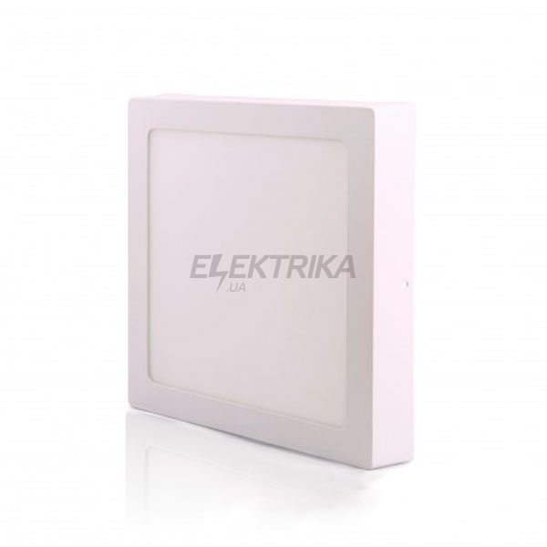 Світильник LED-SS-225-18, 18Вт, 4200К, квадрат накладний 225x225мм