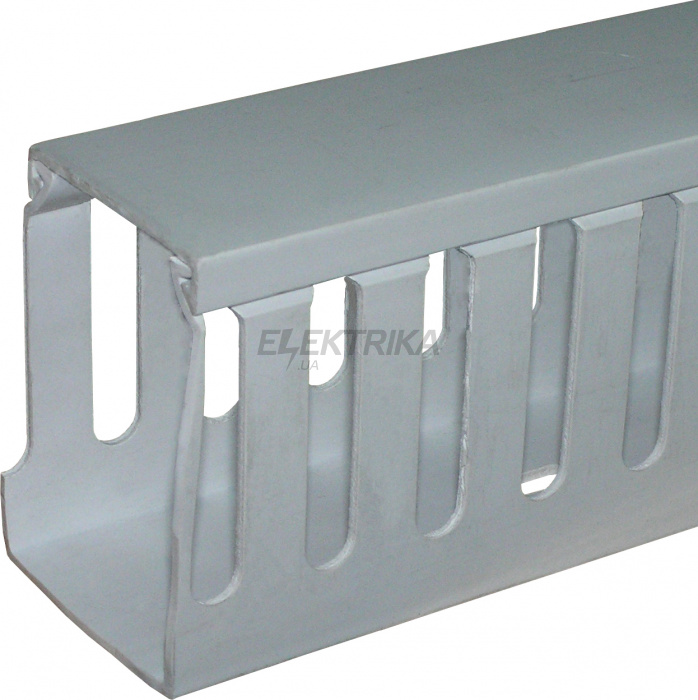 Короб пластиковий перфорований e.trunking.perf.stand.80.80, 80х80мм, 2м