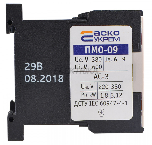 Пускач АСКО-УКРЕМ ПМ 0-09-10 M7 220B (LC1-K0910) (A0040010039)