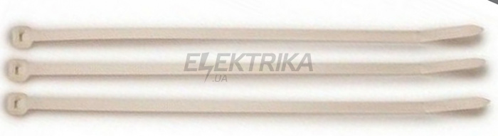 Стяжка кабельна Lectris 3x150 мм біла 100 шт (03LCZC00LABWH)