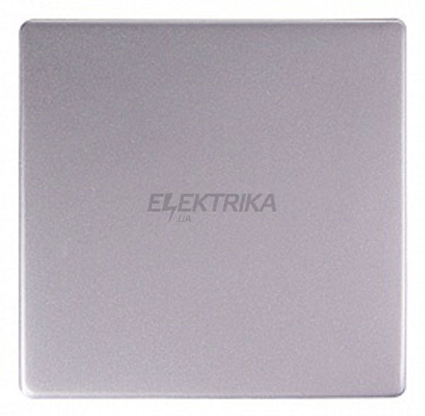 Кнопка e.lux.11611L.pn.aluminium одинарна "алюміній"