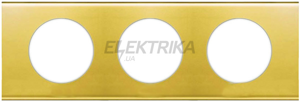 Рамка, програма Celiane, ексклюзивна, 3 поста, золото