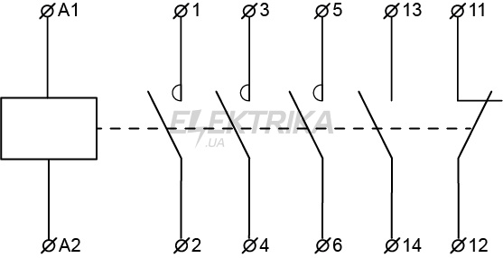 Пускач АСКО-УКРЕМ ПМ 3-40 C7 36B (LC1-D4011) (A0040010107)