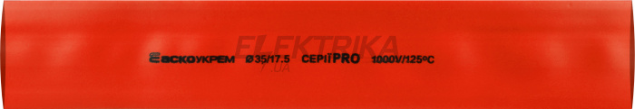 Термоусаджувальна трубка 35,0/17,5 шт. (1м) червона серії PRO(A0150040593)