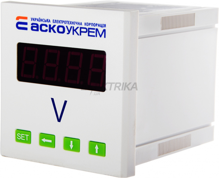 Вольтметр цифровий АСКО-УКРЕМ AС 600В 72х72 (ЦВ-7) (A0190010121)