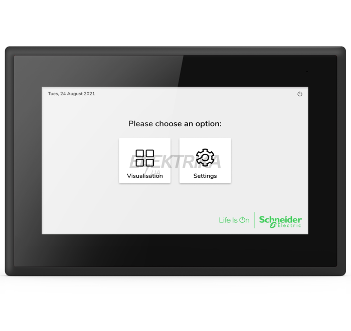 KNX SpaceLogic Розумний дисплей Touch IP 7 дюймів, чорний