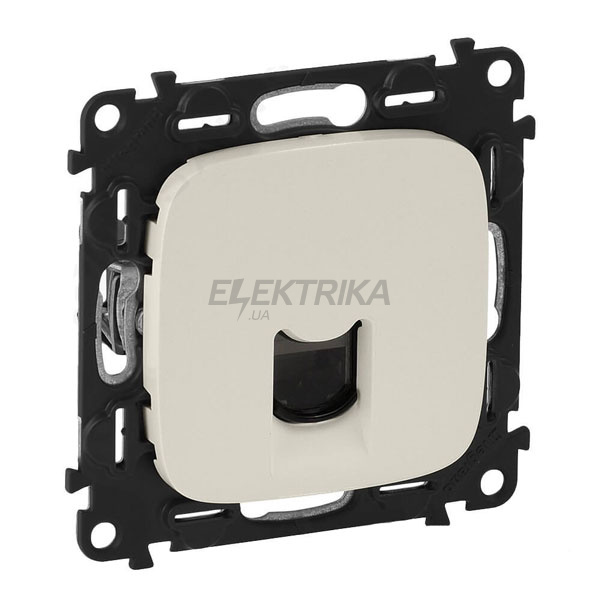 Розетка RJ45 Кат.6 UTP, слонова кістка, Valena ALLURE