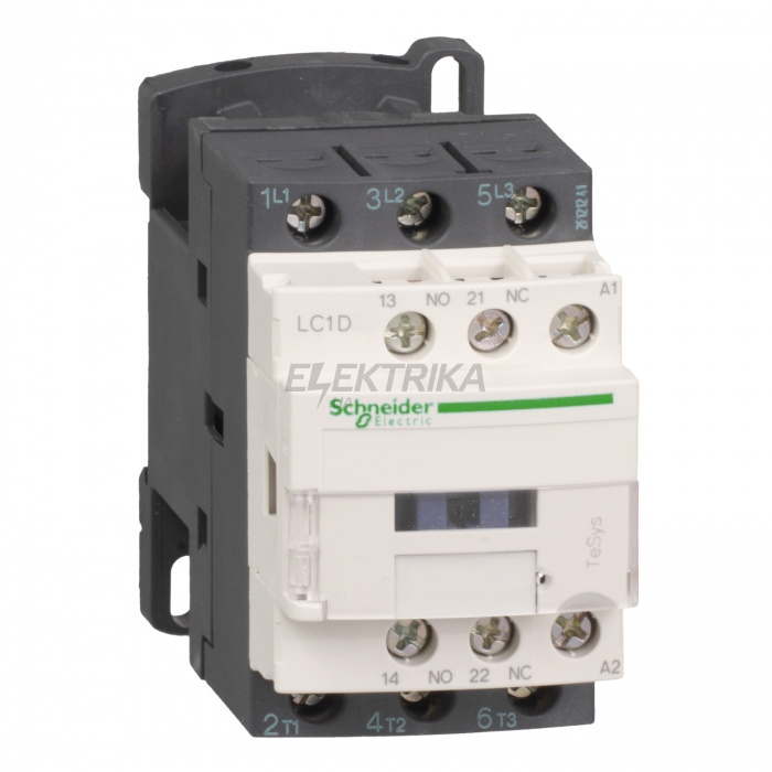 Контактор Schneider Electric Контактор D 3P, 9А,АЛЕ+НЗ,110B,50/60ГЦ LC1D09F7