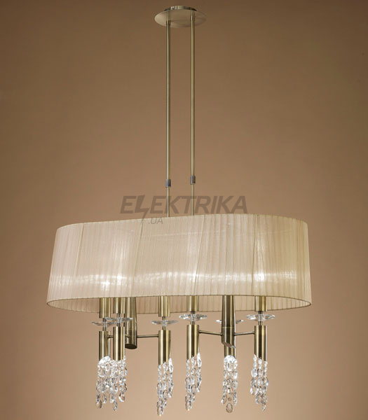 Люстра підвісна Mantra TIFFANY ANTIQUE BRASS 3873