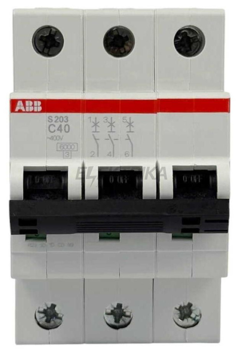 Автоматичний вимикач ABB S203-C40 (2CDS253001R0404)