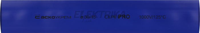 Термоусаджувальна трубка 30,0/15,0 шт. (1м) синя серії PRO(A0150040585)