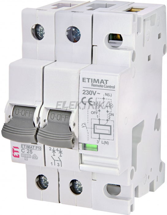 Автоматичний вимикач ETI ETIMAT RC 2p C20 632021109