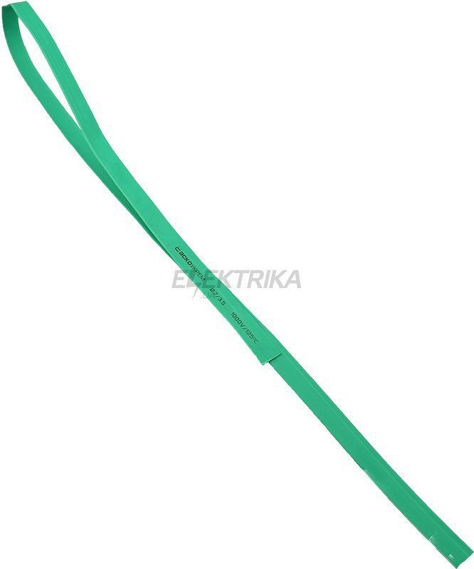 Термозбіжна трубка АСКО-УКРЕМ Ø 7,0/3,5 (1м) зелений (A0150040278)