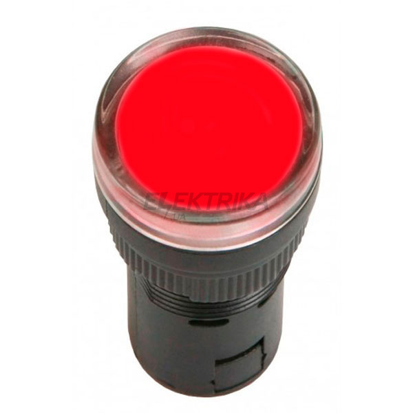 Індикатор AD16DS LED-матриця d16мм червоний 12В AC/DC