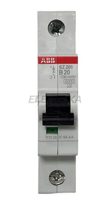 Автоматичний вимикач ABB SZ201-B20 (2CDS251025R0205)
