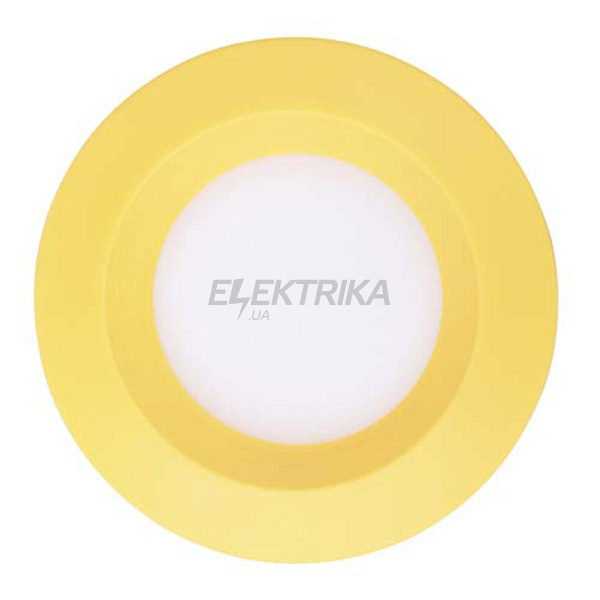 AL525 3W коло, жовтий 240Lm 5000K 90*26mm