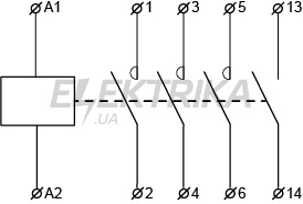 Пускач АСКО-УКРЕМ ПМ 0-09-10 M7 220B (LC1-K0910) (A0040010039)